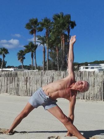 Trikonasana posture