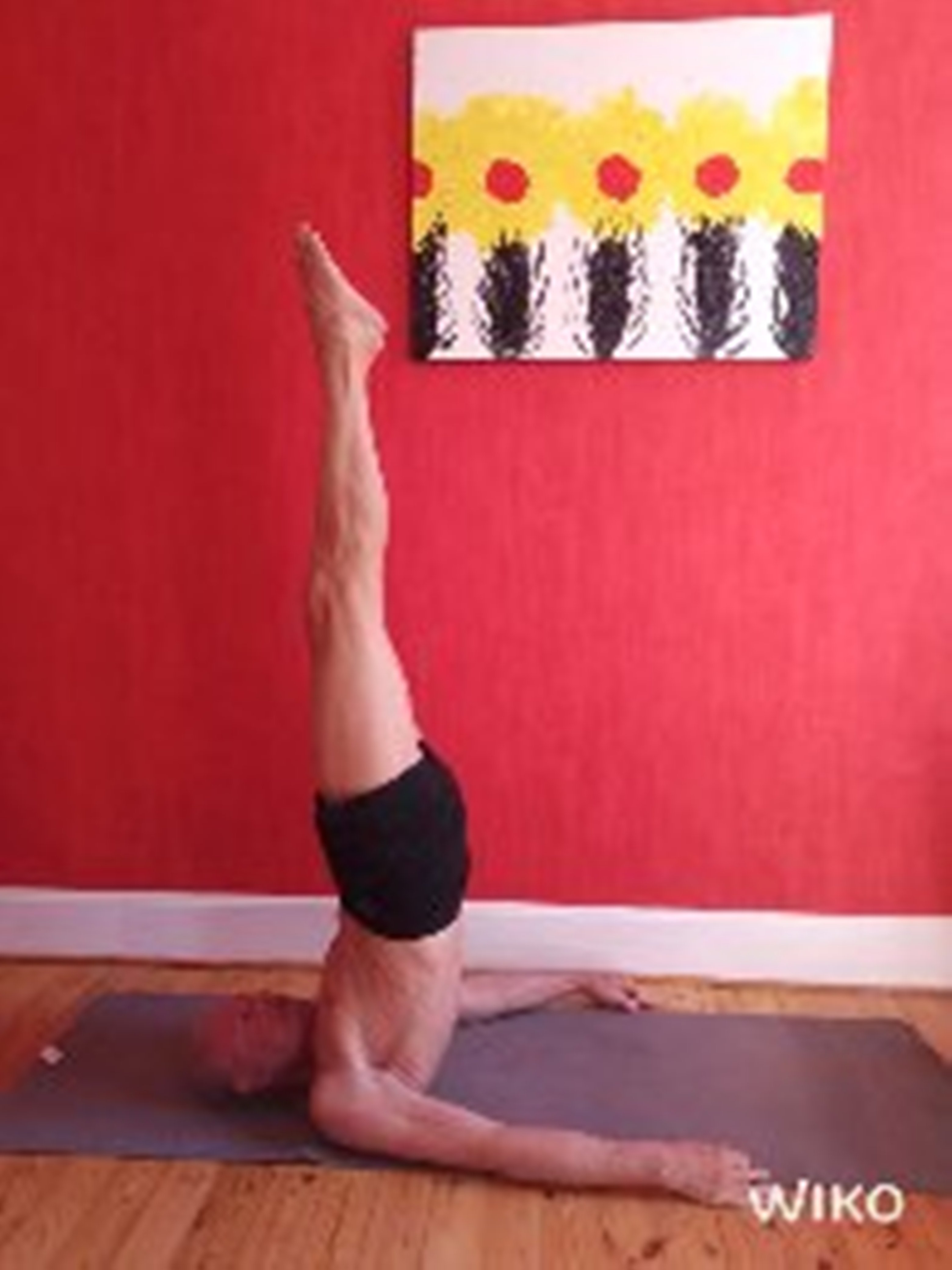 Sarvangasana posture